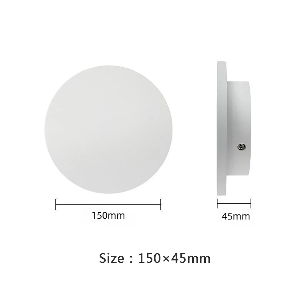 

SANDIY Круглый гипсовый настенный светильник