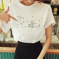 2022 new womens t shirt little prince graphic tees cartoon tshirt print graphic vouge shirts for women o neck short sleeve tops