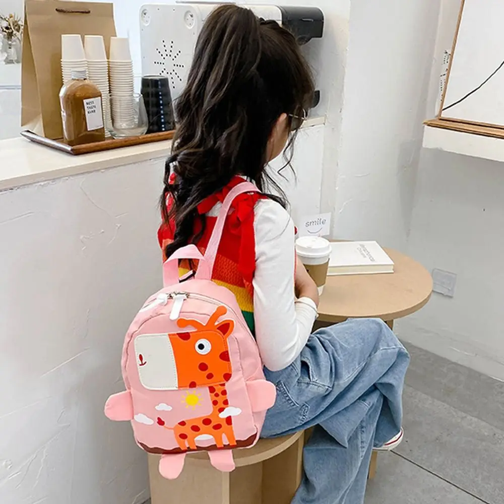 Children School Bag Giraffe Toddler Kids Backpack Anti-lost Backpack