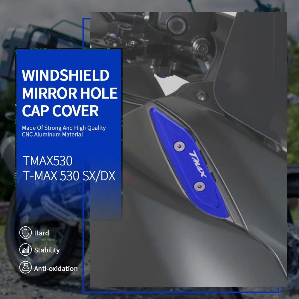

Аксессуары для мотоциклов Yamaha TMAX 530, крышка с боковым зеркальным отверстием CNC, крышка TMAX 530 SX/DX 2012 2013 2014 2015 2016 TMAX530