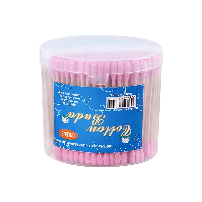 300 шт./коробка чистые ватные палочки для макияжа