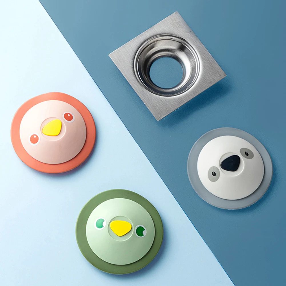 

Press Type Floor Drain Deodorant Cover Washbasin Sink Filter Hair Plug Toilet Deodorant Pipe Sealing Plug Kitchen Bathroom Tool