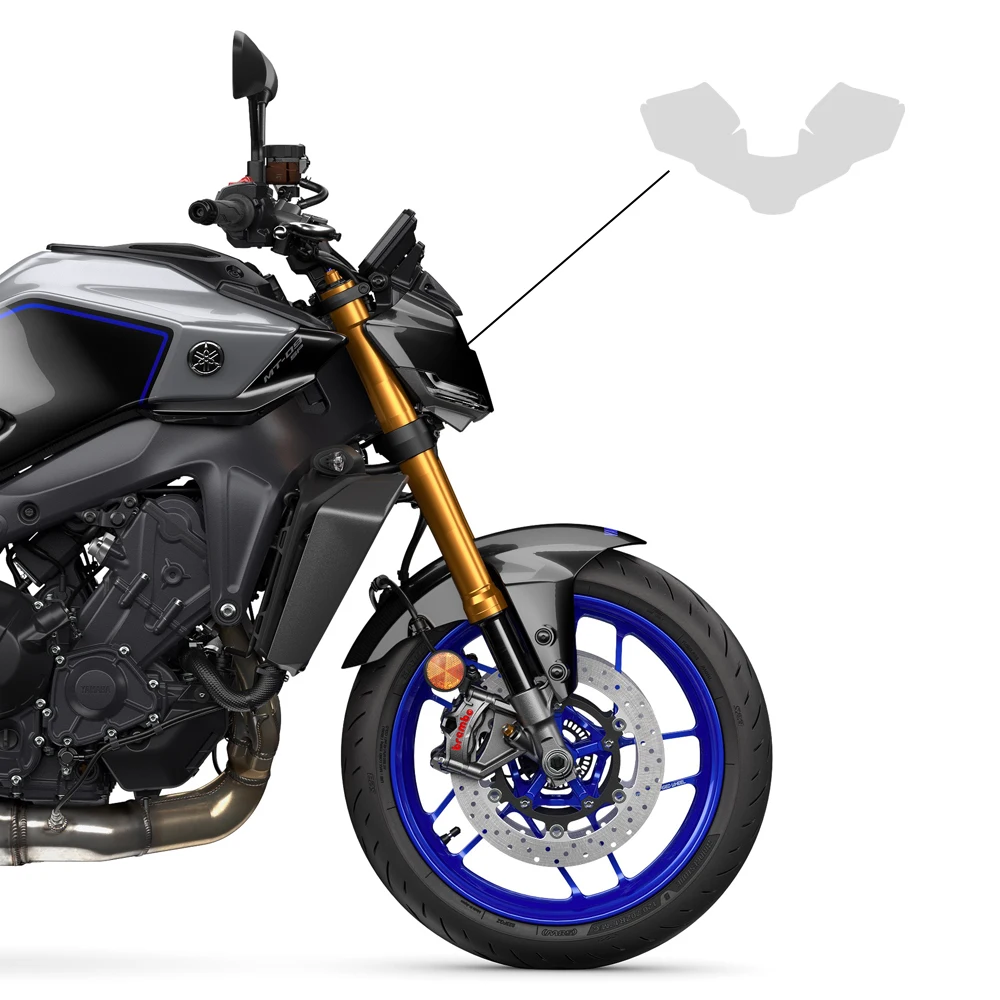 

Для YAMAHA MT-09 MT09 SP 2024-Защитная пленка для краски, защитная пленка MT 09, аксессуары, обтекатель бака, защита от царапин, прозрачная наклейка из ТПУ