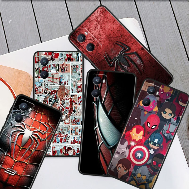 

Marvel Avengers Comics Logo Phone Case For OPPO A56S A55 A54S A53S A52 A33 A32 A31 A16S A16 A12 A11S A9 A5 2020 Black Cover