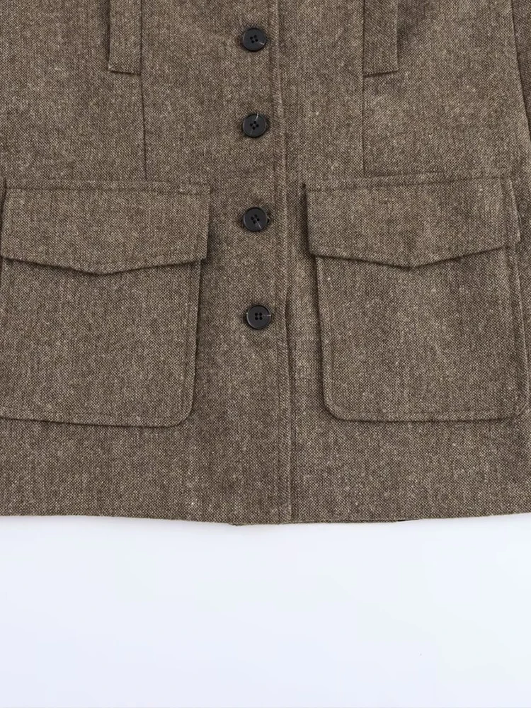 Европейский и американский стиль 2024 осенние зимние новые продукты женский