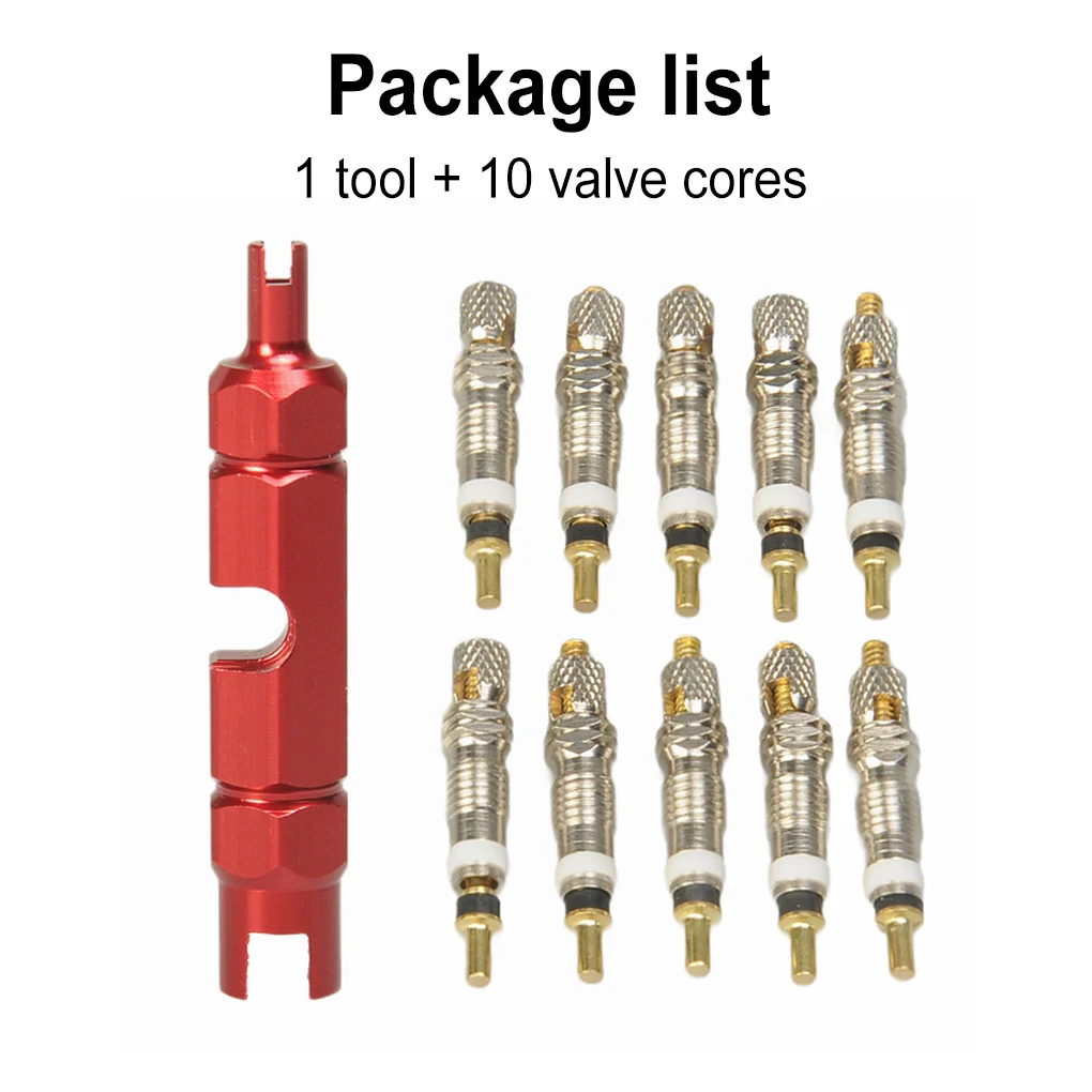 

Съемник сердечника клапана велосипеда бескамерная шина для езды на горном велосипеде портативный комплект инструментов для замены и ремон...