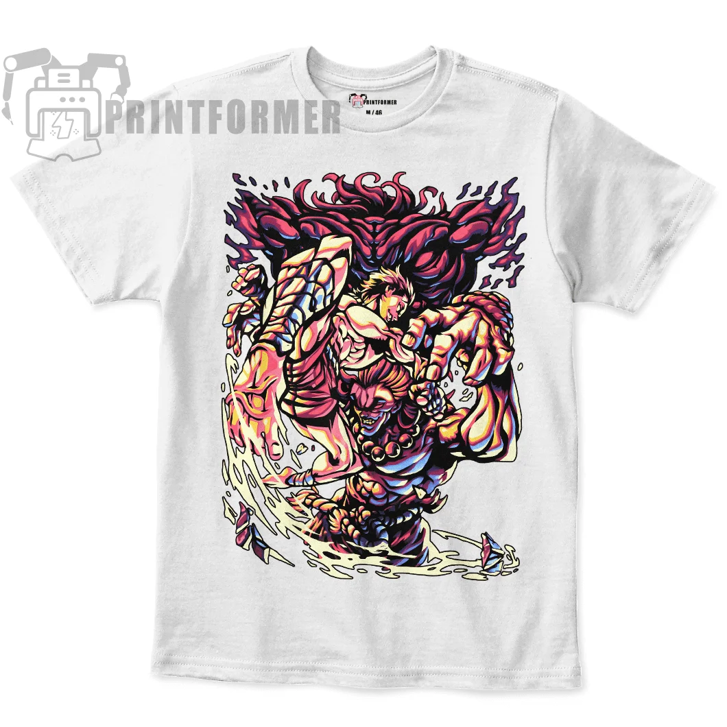 Футболка Baki The Grappler для спортзала и фитнеса Yujiro Hanma аниме-рубашка все размеры 100