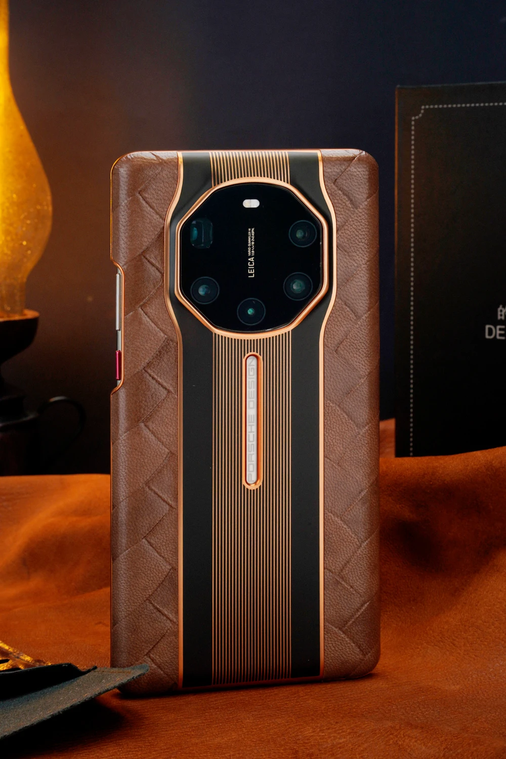 Чехол из натуральной кожи с крокодиловым узором для Huawei Mate40RS MATE50RS MATE60RS