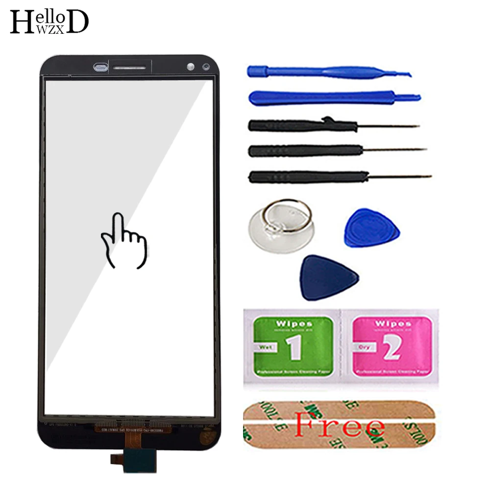touchscreen front glass panel for cubot r11 touch screen parts digitizer panel lens sensor mobile phone tools free global shipping