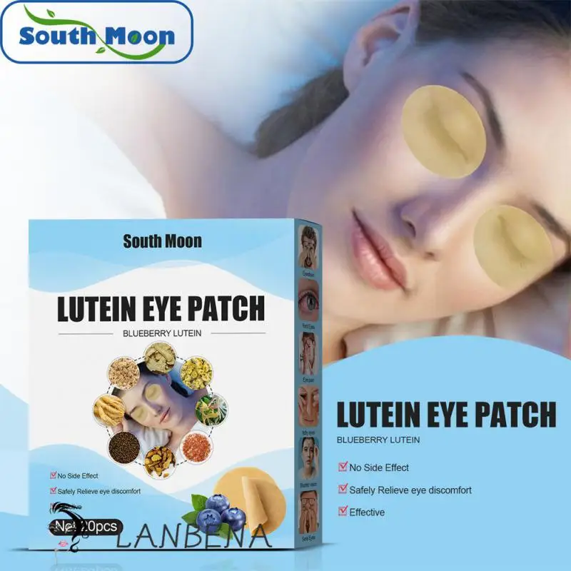 

Blueberry Lutein Eye Patch Relief Eye Discomfort Removal Fatigue Eye Care Sleeping Eye Mask Non-woven Cold Compress Eye Patches