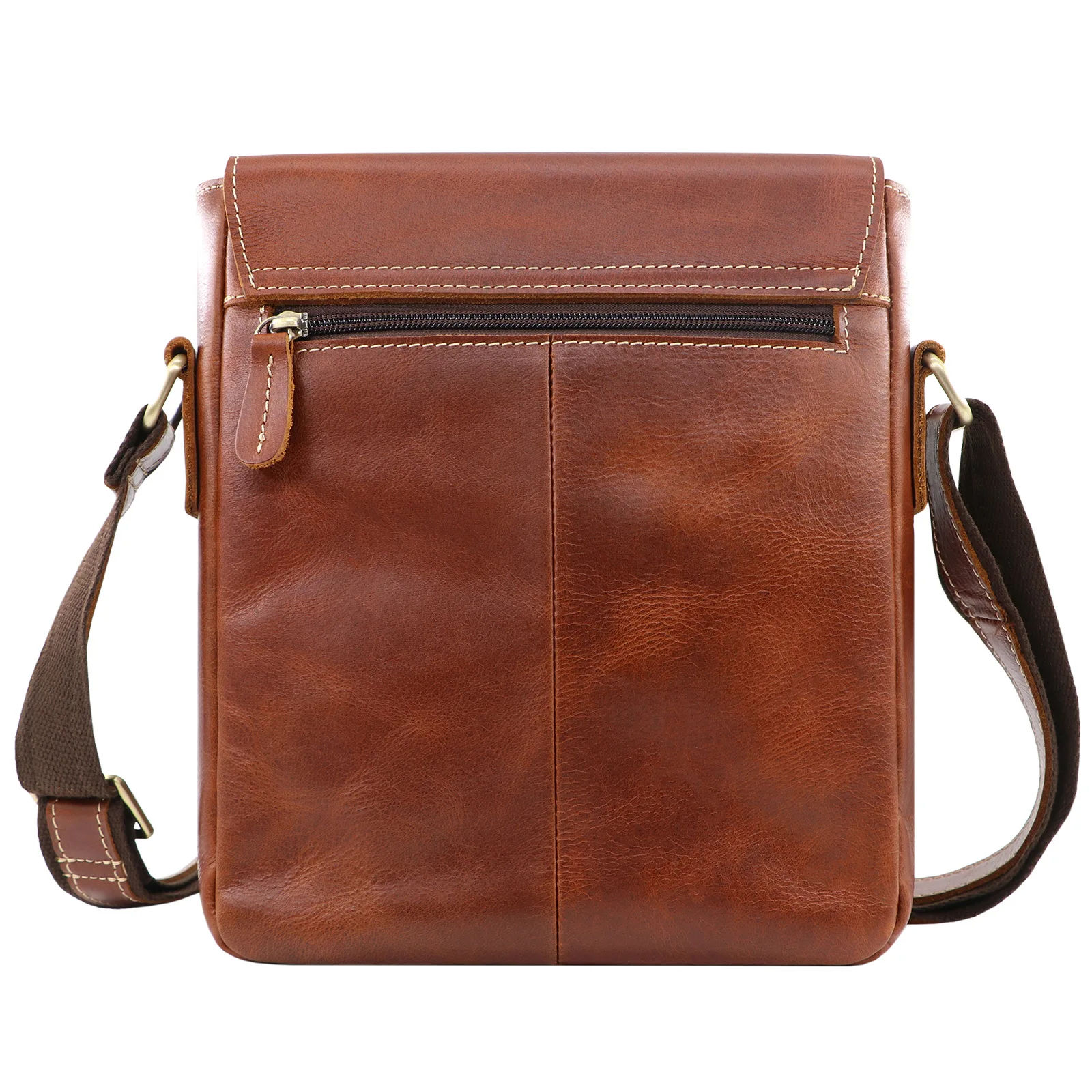 Royal Bagger Shoulder Bag for Man Messenger Sling Bags Men Real Genuine Cow Leather Retro Fashion Crossbody Pockets Business