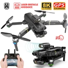 Квадрокоптер KAIONE MAX с GPS, профессиональная камера 8K HD 4K, 3-осевой шарнирный автоматический обход препятствий, бесщеточный ру Квадрокоптер