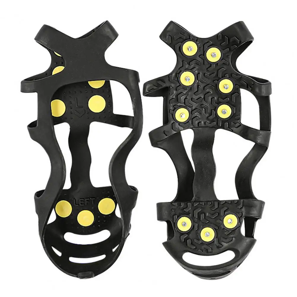 Ледяные бутсы для ходьбы по снегу тяговые кошки обуви и ботинок нескользящие