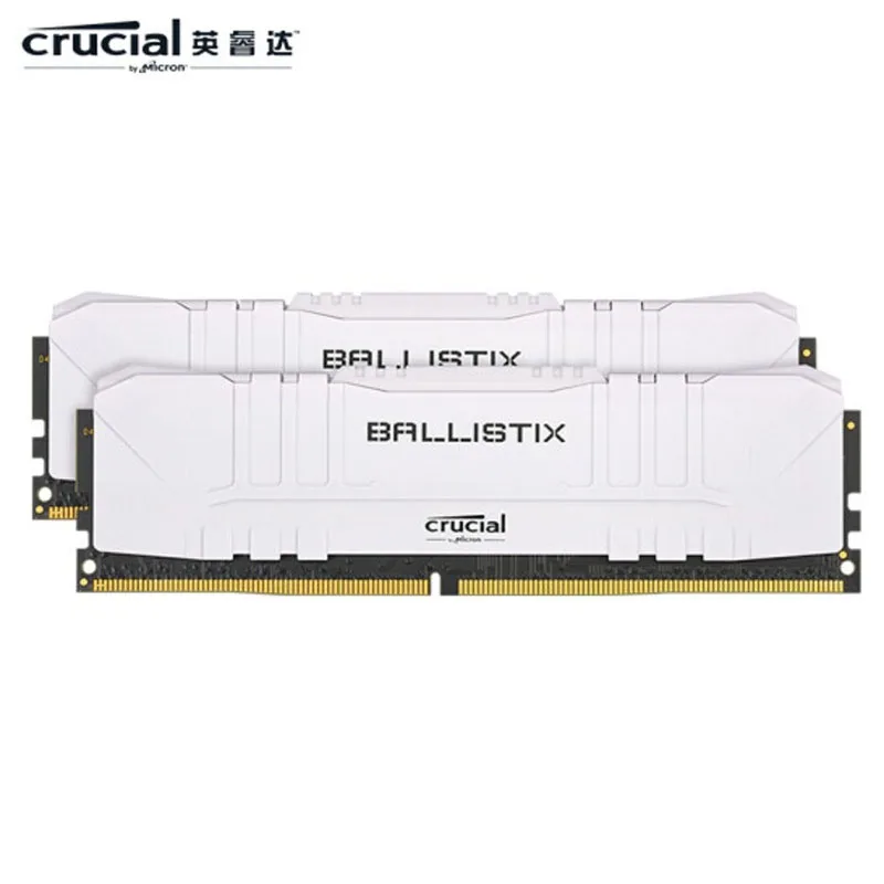 Оперативная память Crucial Ballistix DDR4 D 3200 МГц ОЗУ для настольных ПК игровая 16 Гб (8GBx2)