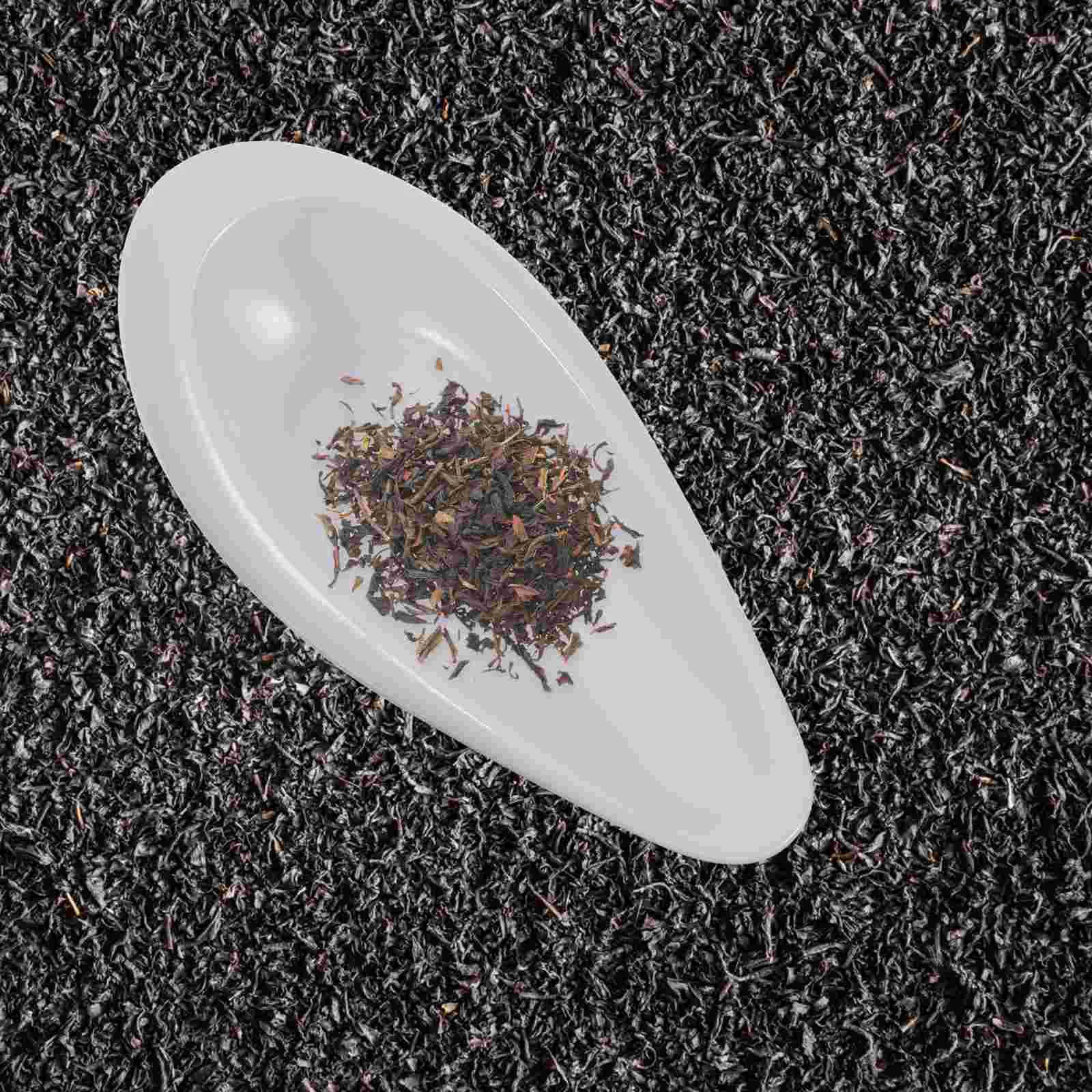 

Tea Scoop Spoon Loose Salt Accessories Chinese Bath Coffee Ceramics Kongfu Ceramic Leaf Porcelain Scooper Spoons Yao Accessory