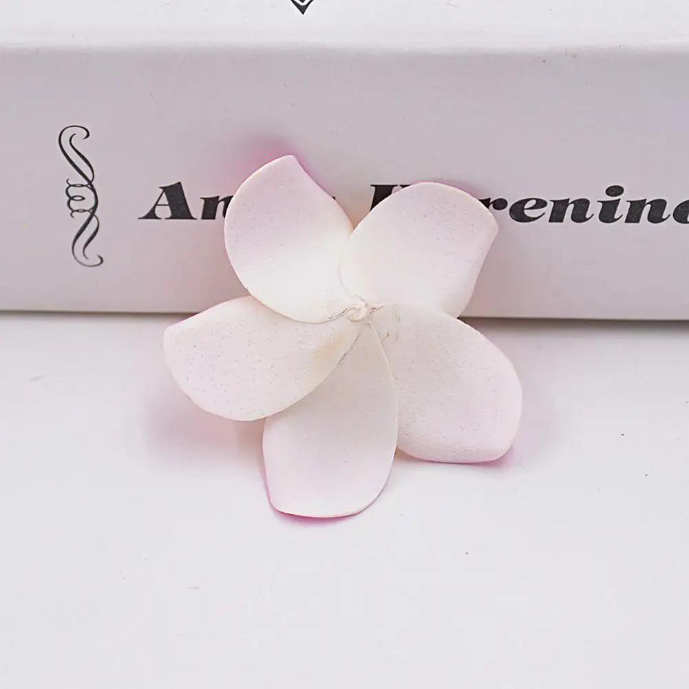 

Non-Wither Lightweight Simulation Frangipani Flower DIY Headwear Decor for Dorm