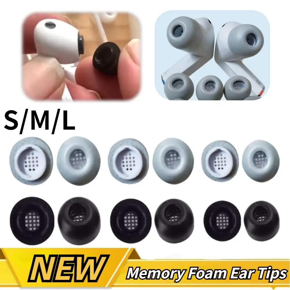2 шт. насадки из пены с эффектом памяти для Samsung Galaxy Buds 3pro/buds 3 крышка наушников