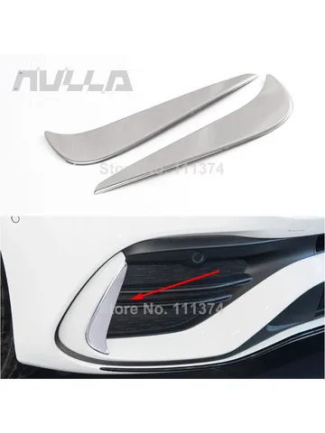 Для Benz W206 S206 C Class 2022-2026 C200 C220 C260 C300 Решетка переднего бампера Боковая накладка на крыло Декоративная крышка Аксессуары