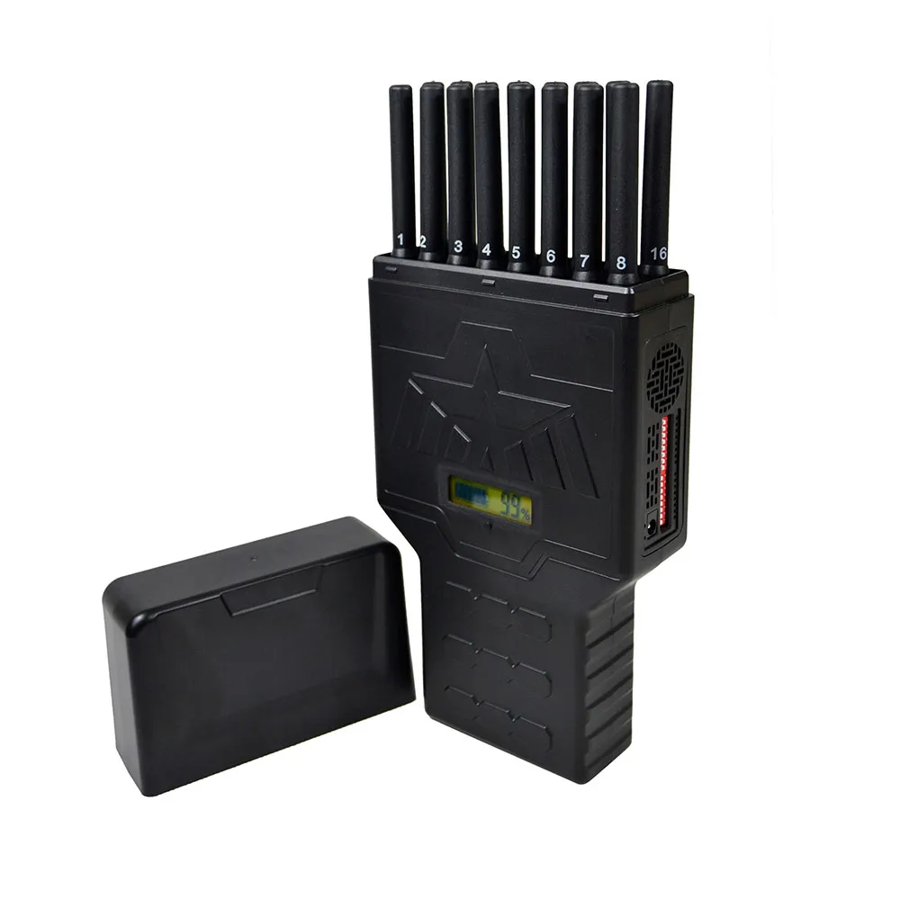 Anti-eavesdropping signal blocker 5G/4G/3G/2G +WiFi2.4G/5G+ GPSL1L2L5 VHF/LOJACK/RC433 315 for school Cinema private space