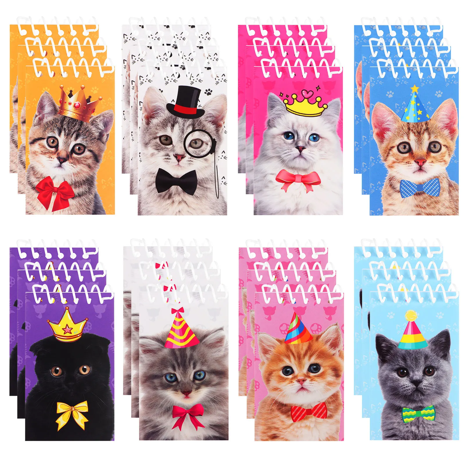 

24 шт., мини-кошка, искусственная спираль