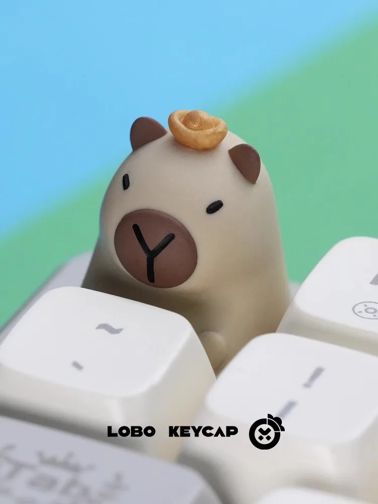 Колпачки для клавиш Lobo Capybara креативные колпачки механической клавиатуры милые