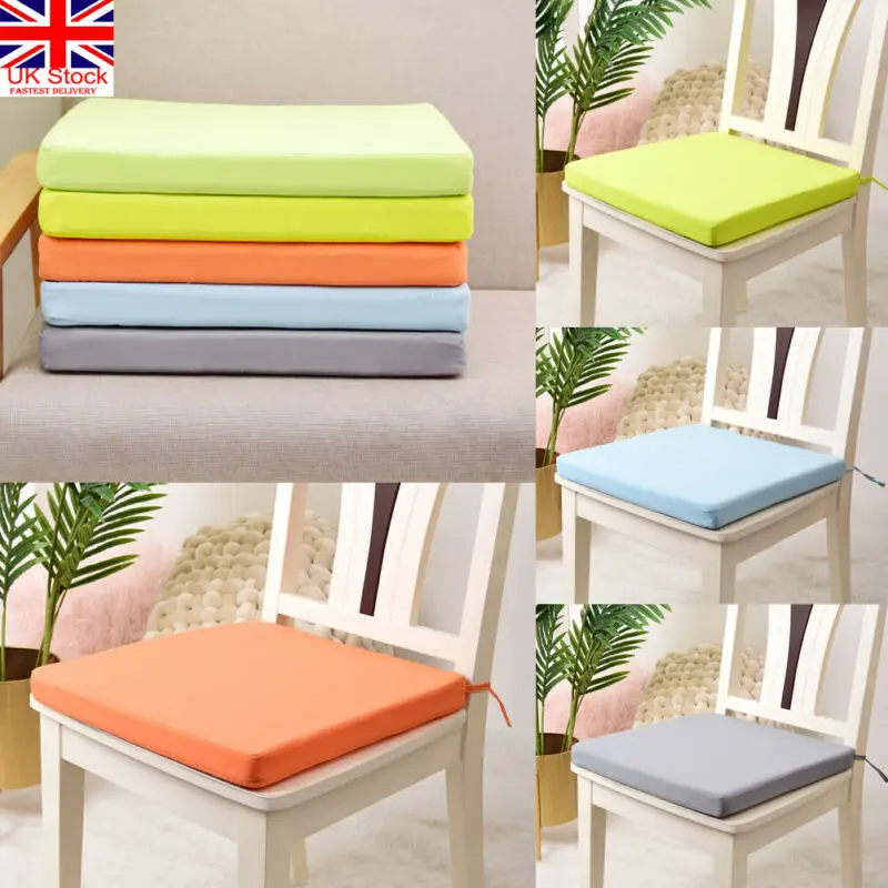 

40x40cm Waterproof Chair Cushion Warm Travel Portable Seat Pads Outdoor Garden Patio Removable Home Office