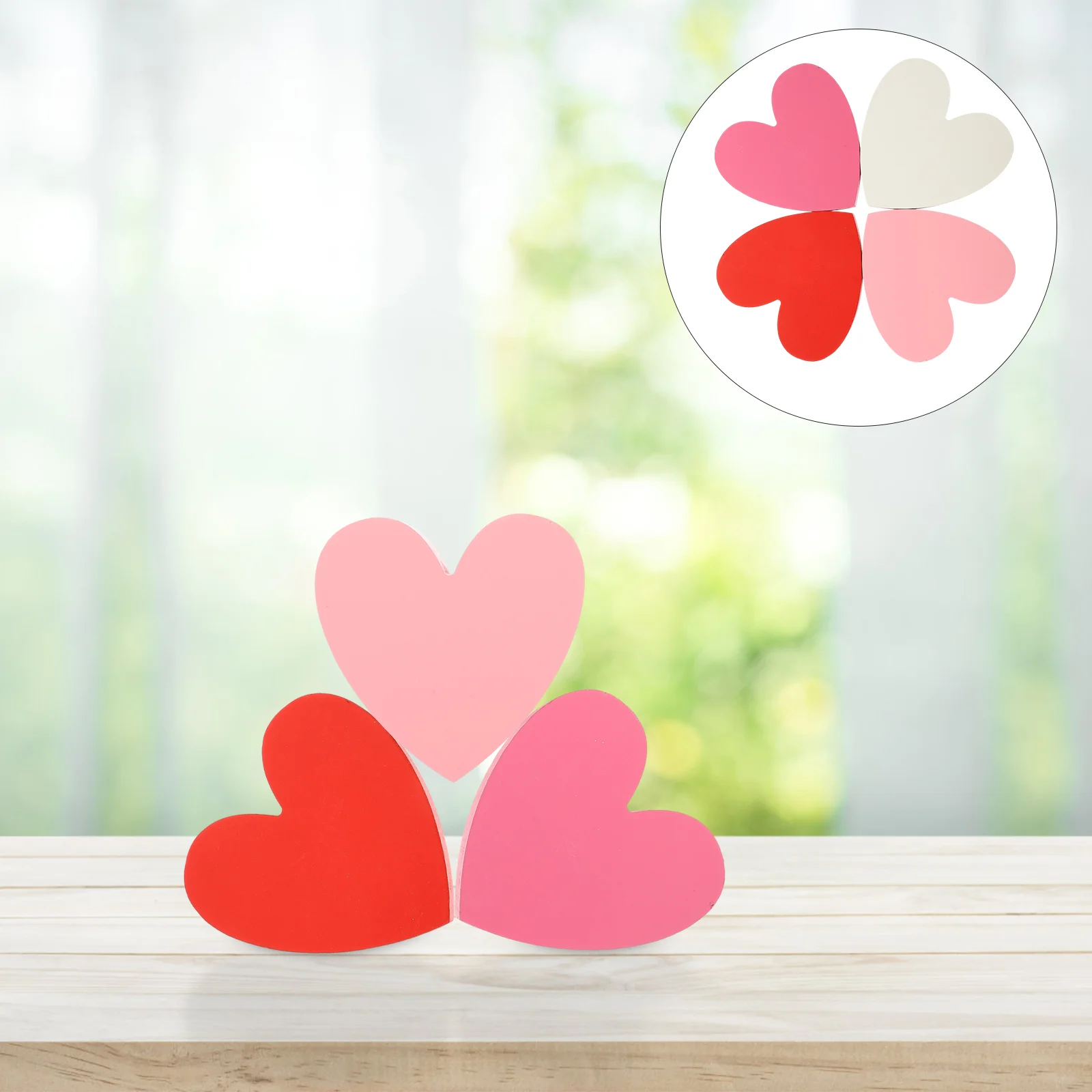 

Sign Love Table Decor Heart Wedding Valentines Mantel Block Wood Centerpiece Day Wooden Tray Valentine Tiered Tabletop