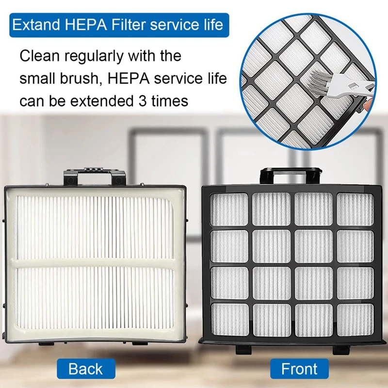 Сменные фильтры HEPA совместимые с Shark AZ2000 AZ2000W AZ2002 аксессуары для пылесосов