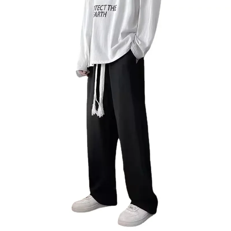 Мужские повседневные Прямые брюки на флисовой подкладке универсальные