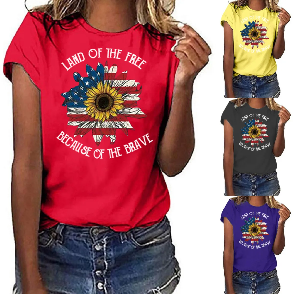 

Women's short sleeve T-shirts are hot sellers in Europe and the United States pro choice shirts for women women clothes
