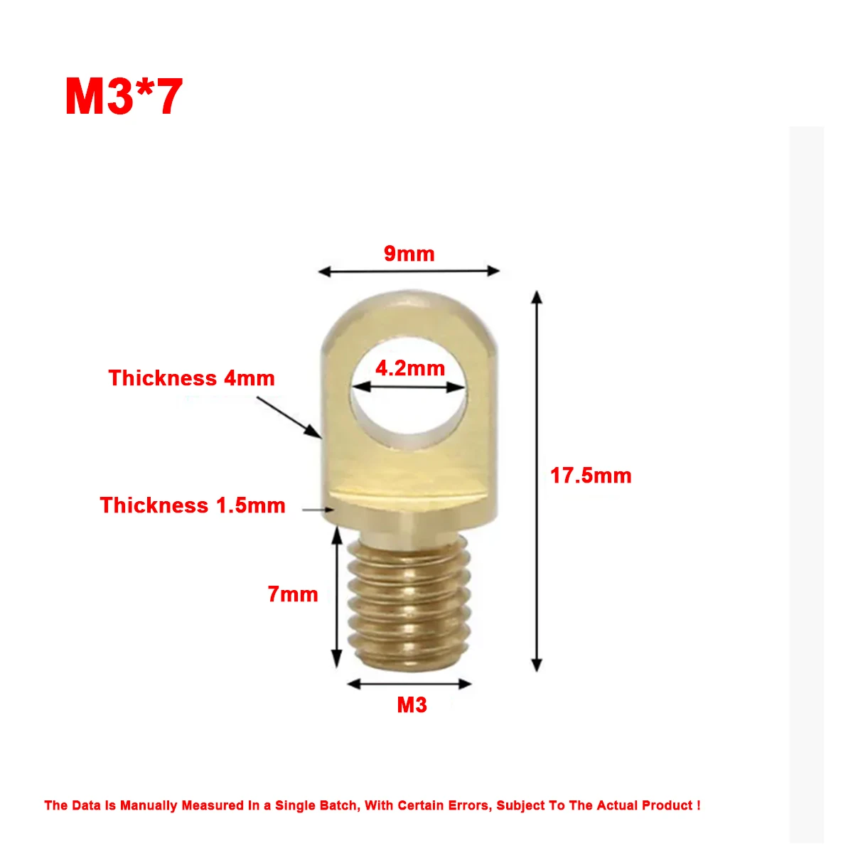 

Латунные кольца-гайки M3M4M5M6M8