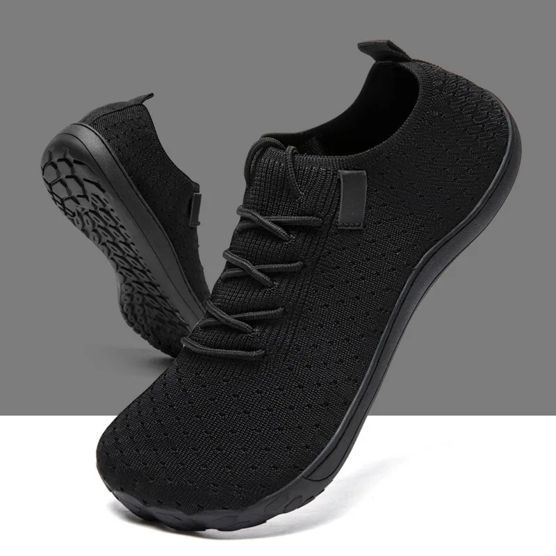 Wide-Toed Shoes Unisex Mesh Breathable Casual Men Barefoot Comfortable Outdoor Walking Sports Big Size 36-46