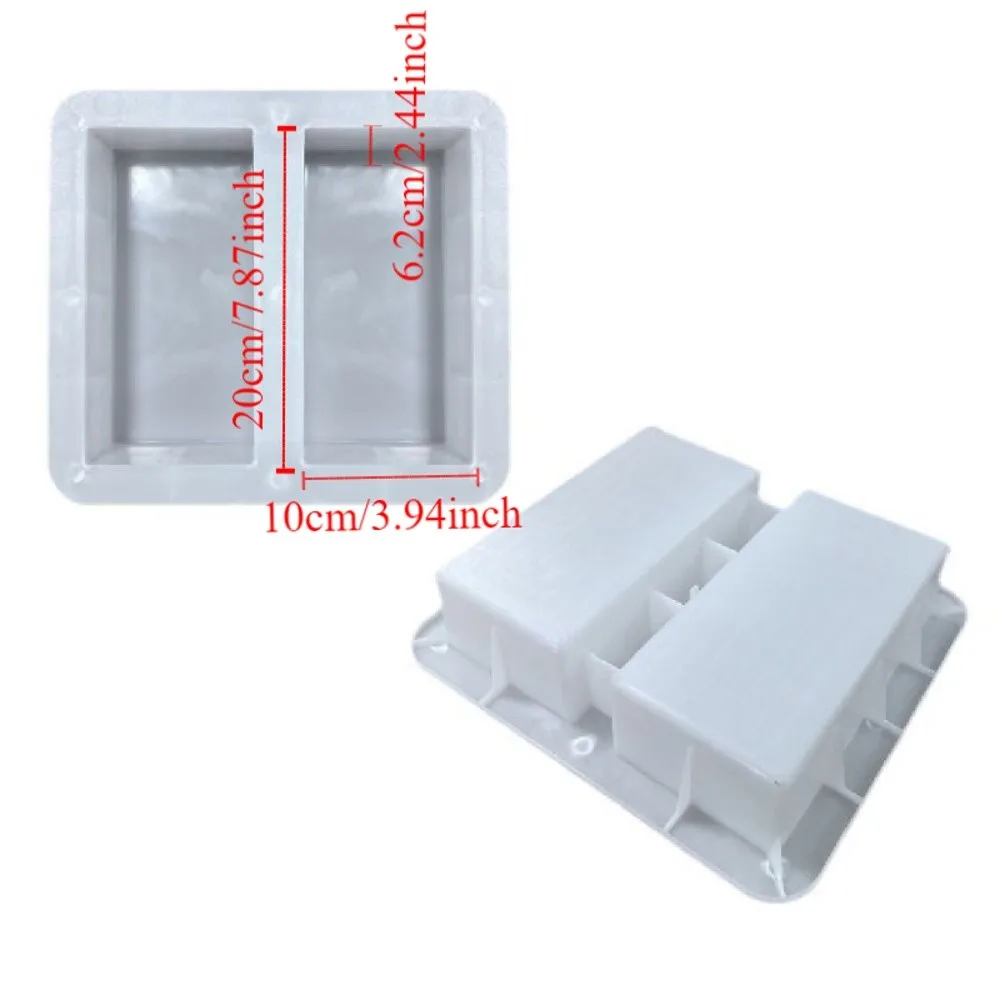 DIY форма для тротуарной плитки 20x10 см, пластиковая форма для бетонной тротуарной плитки, прочная ручная работа, форма для кирпичного камня, открытый двор (art.: 3920d40b6d74a) - 3920d40b6d74a
