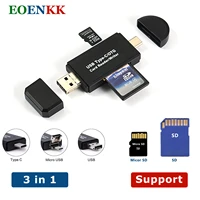otg micro sd card reader usb c type c card reader for phone pad computer usb 2 0 flash drive smart memory cardreader adapter
