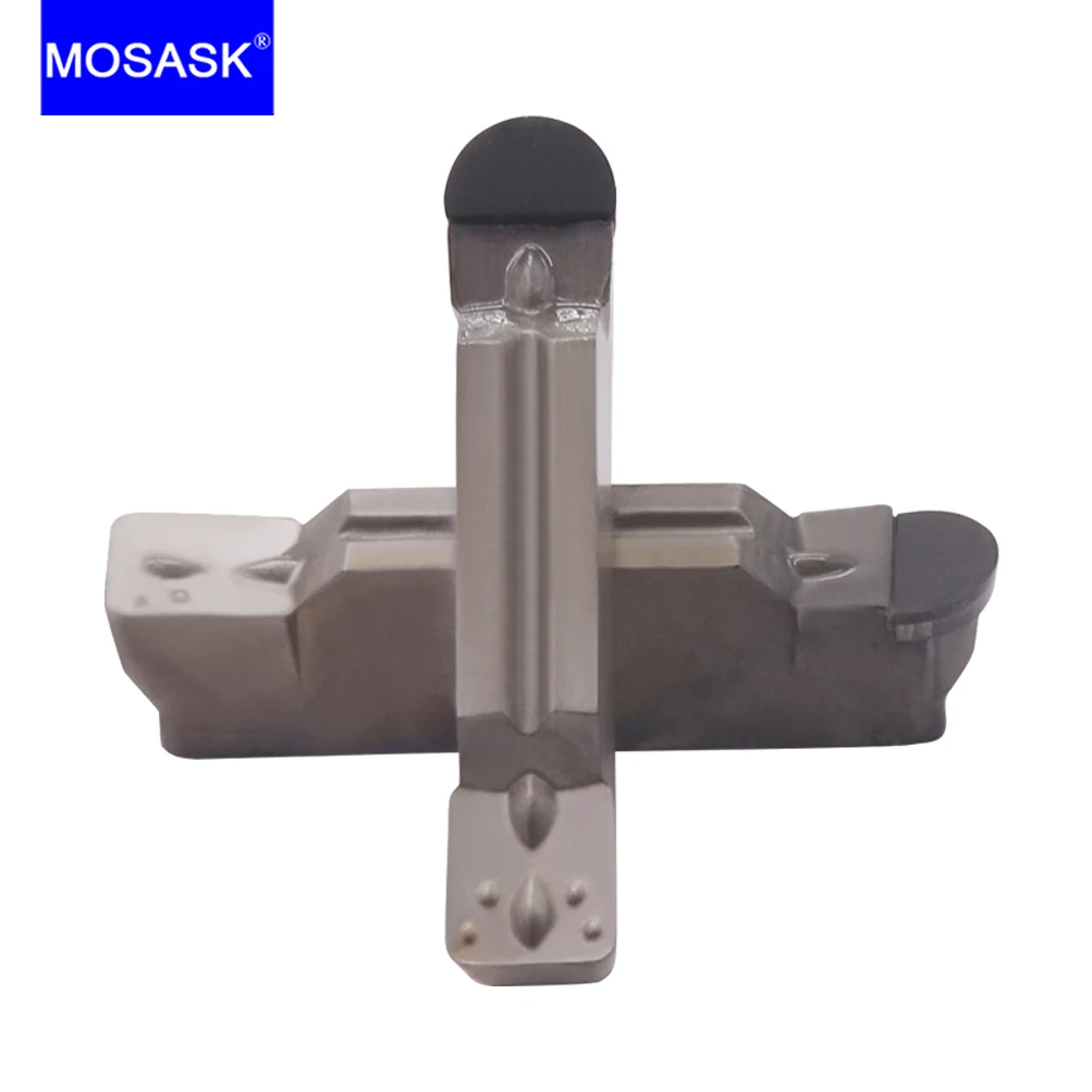 Фото MOSASK 10 шт. MRMN 200 300 400 500 600 токарный инструмент для CNC нержавеющей стали обработки алюминиевых режущих карбидных пластин №2