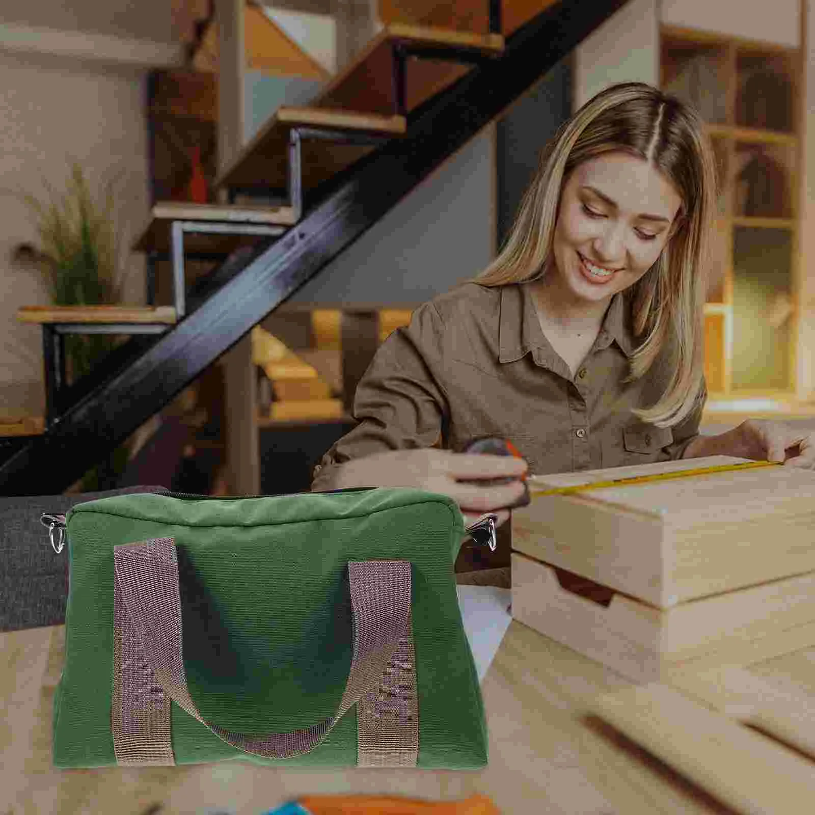 

Garden Tool Holder Tools Container Handles Bag Storage Zipper Gardening Outdoor Bags