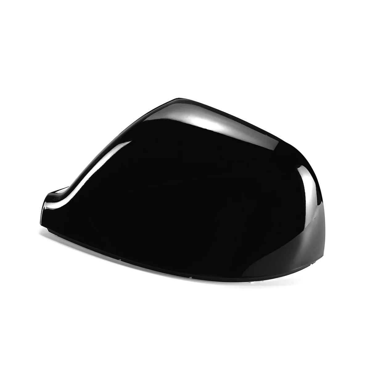 Яркая черная крышка для бокового зеркала заднего вида автомобиля