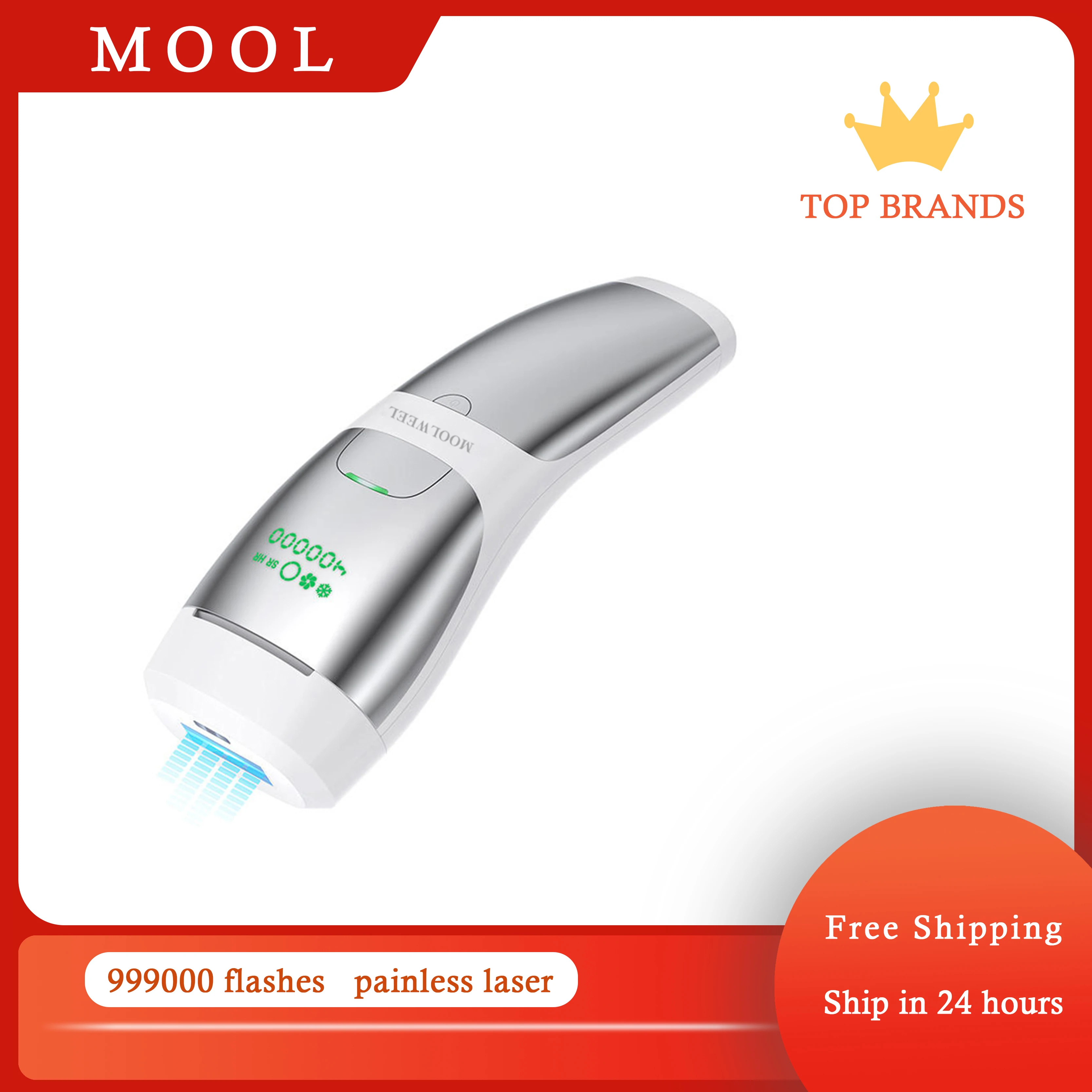 Newest 4in1 IPL Hair Removal Laser Epilator 999000 Flash Cooling   Device For Home Bikini Trimmer Laser Hair Machine