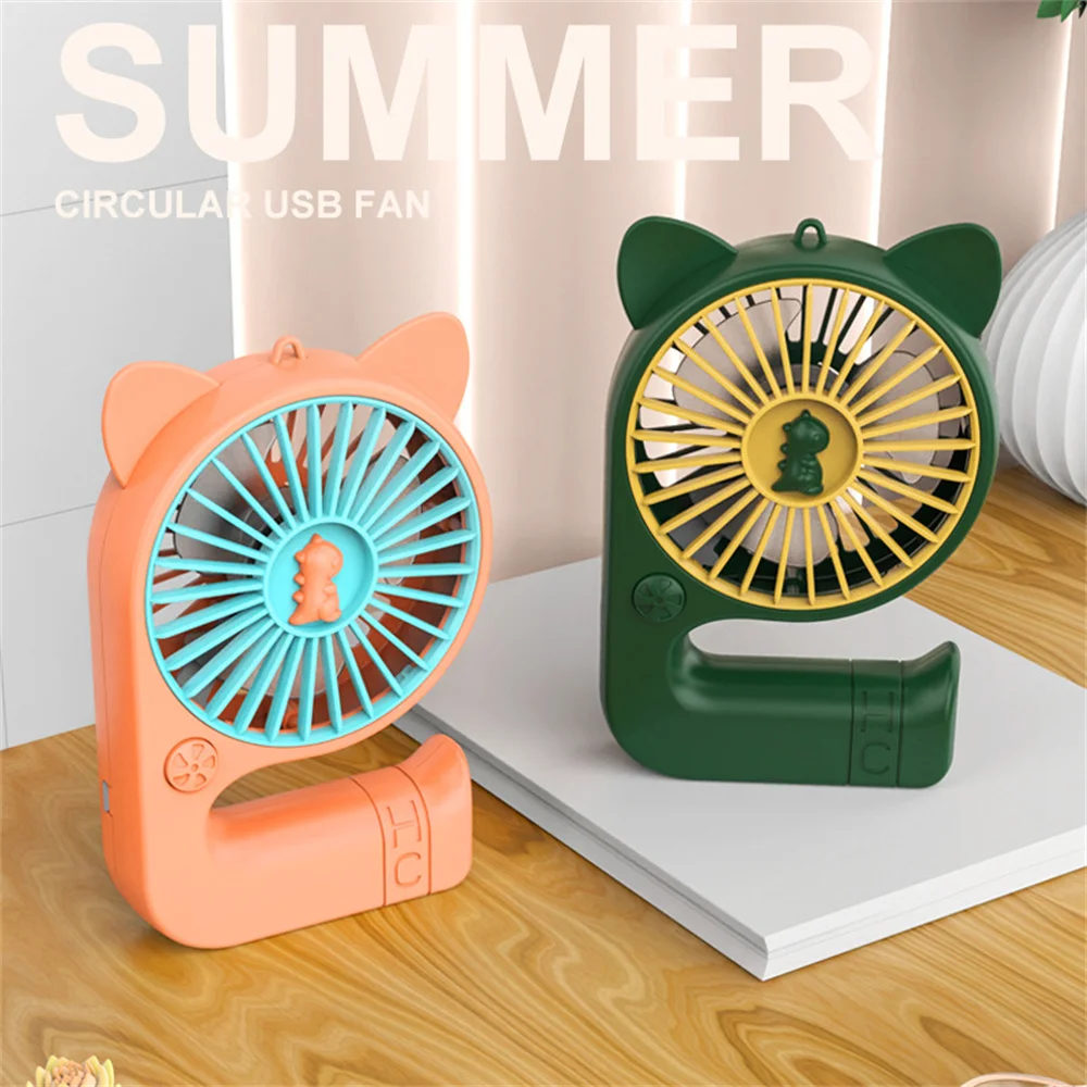 

Desktop Fan With 3 Fan Blades Night Light Usb Rechargeable Mini Fan Small Fan Desktop Fan Quiet Wireless Portable Tb Sale
