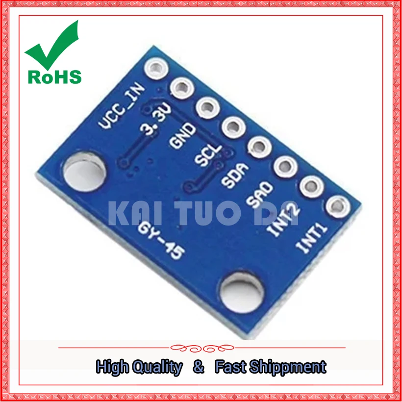 Модуль MMA8452Q 14-битный треххосный цифровой датчик ускорения и наклона плата связи