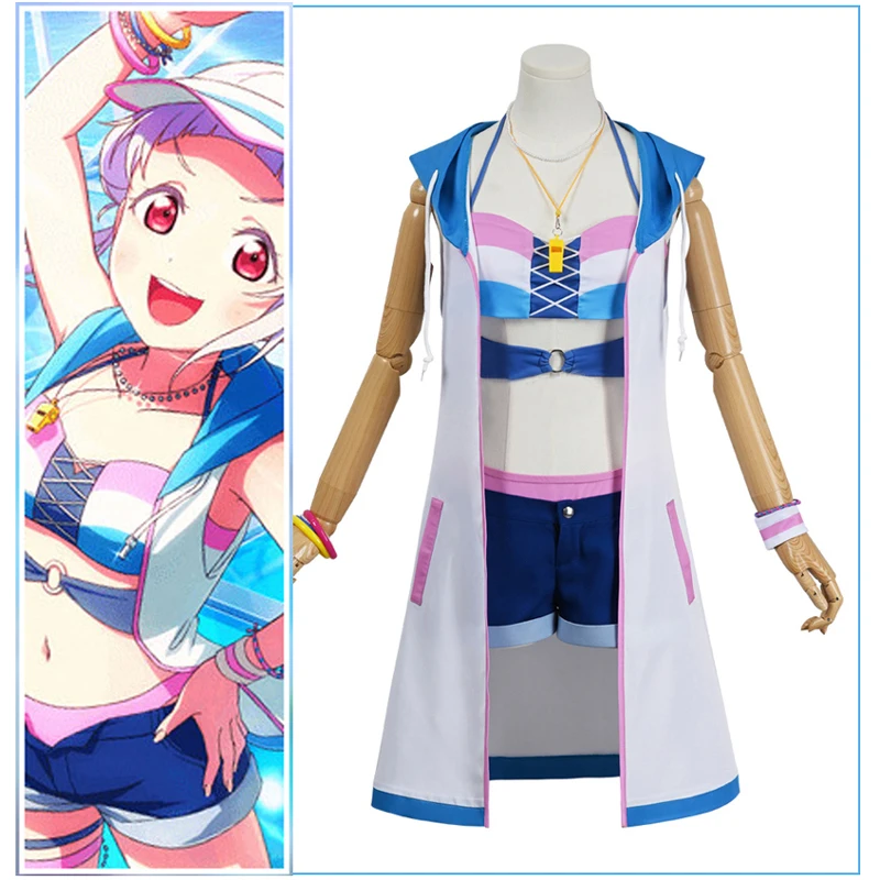 Lovelive Liella Arashi Chisato Косплей летний океан Серия сексуальный пляжный купальник