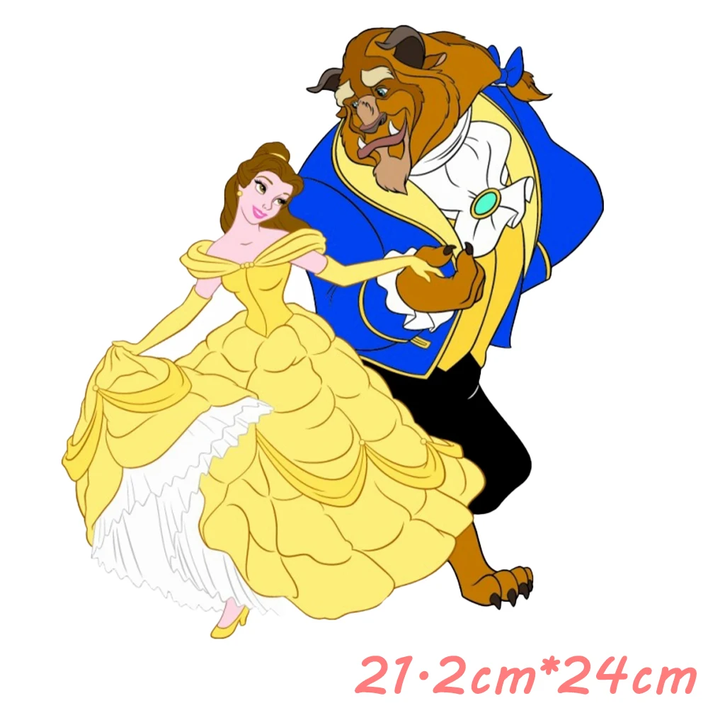 Наклейки на одежду Disney Beauty and The Beast наклейки для волос