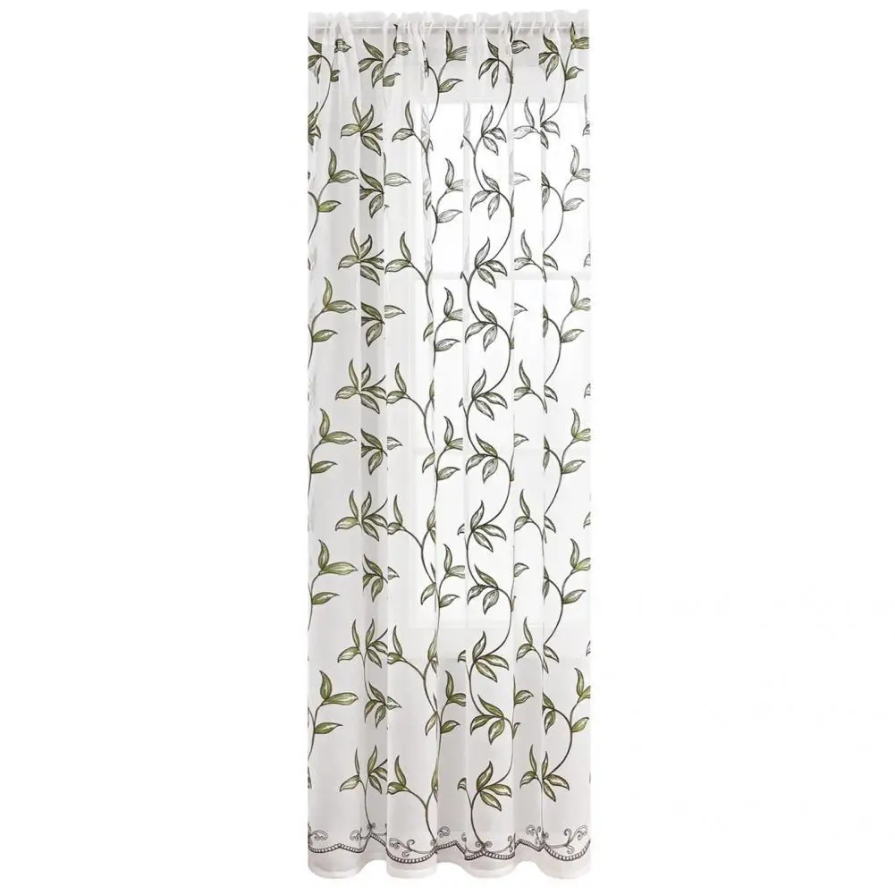 

Sheer Curtain Excellent Embroidery Sheer Curtain Semi Curtain Panels Lint Free Romantic Embroidery Curtain