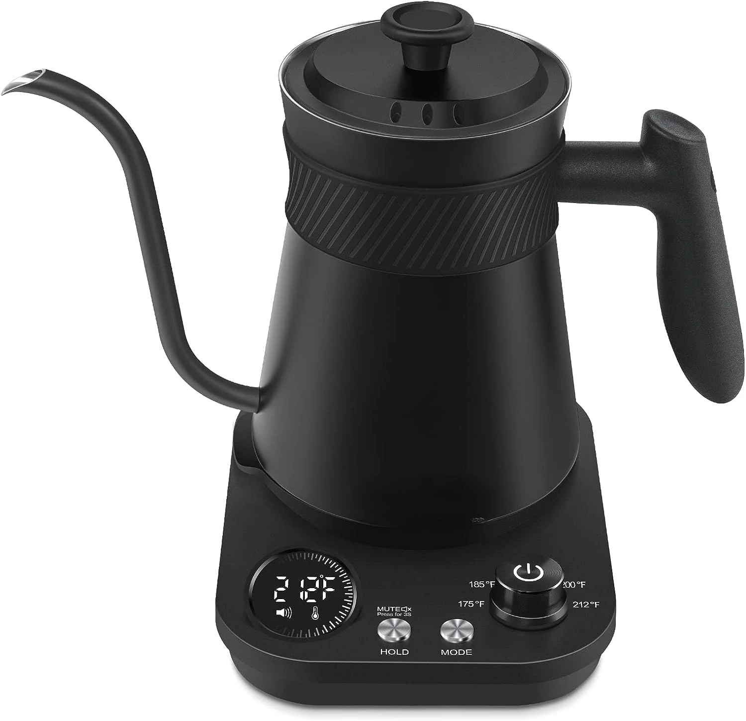 

Kettle, Quick Boiling Kettle with 5 Variable Presets for Coffee Tea Brewing, 100% Stainless Steel Inner Tea/ Kettle with 1.5H K