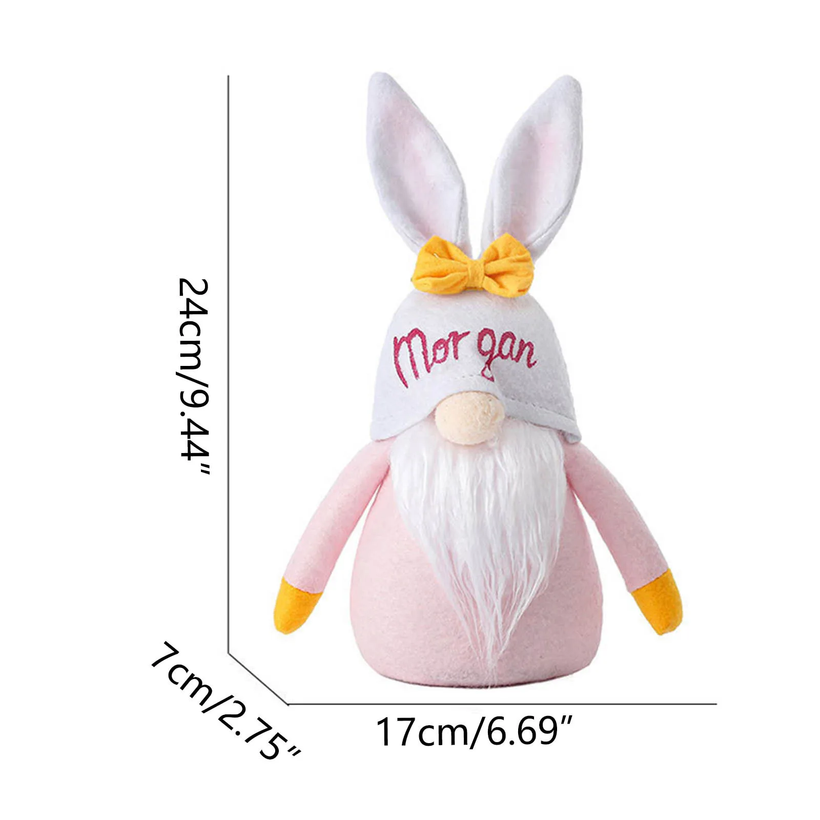 Пасхальные декоративные куклы карликовые без лица милый кролик для креативного