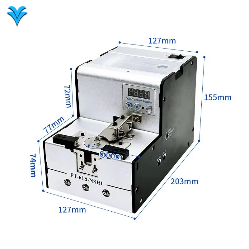 -618-NSRI полностью автоматический спиральный питатель 800CC большая емкость