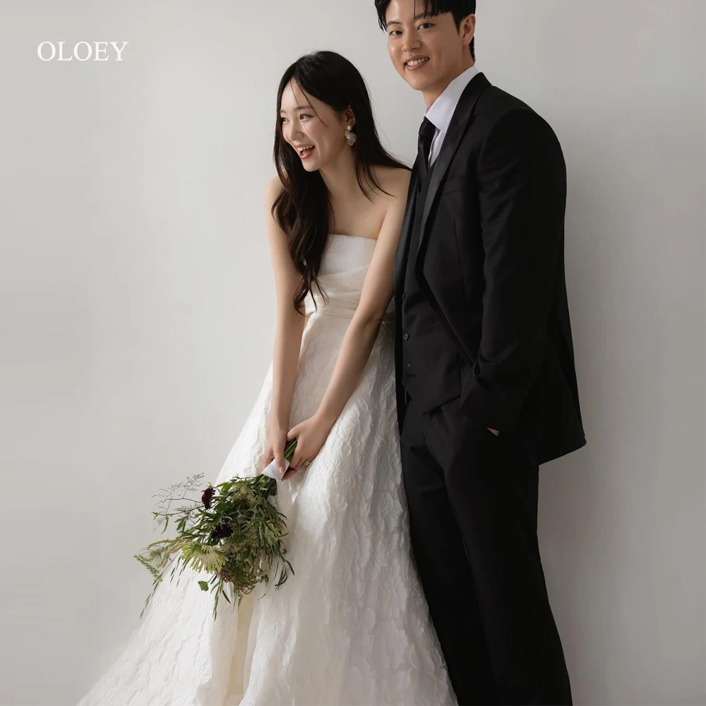 OLOEY специальные кружевные трапециевидные корейские свадебные платья для