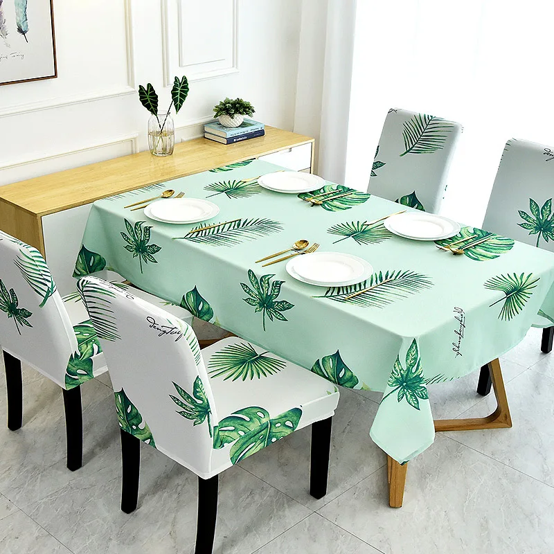 

Modern Minimalist Home Printed Tablecloths Birthday Party Wedding Decoration Family Dinner Tablecloths Mantel Mesa Impermeable
