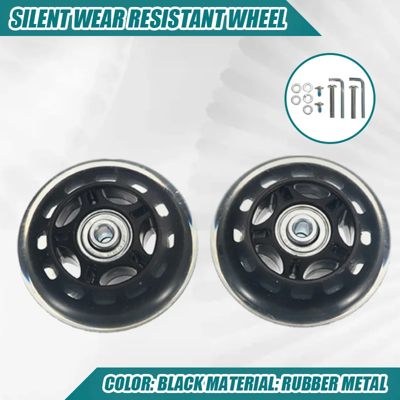 

Резиновые сменные колеса для чемодана, 70 × 24 мм