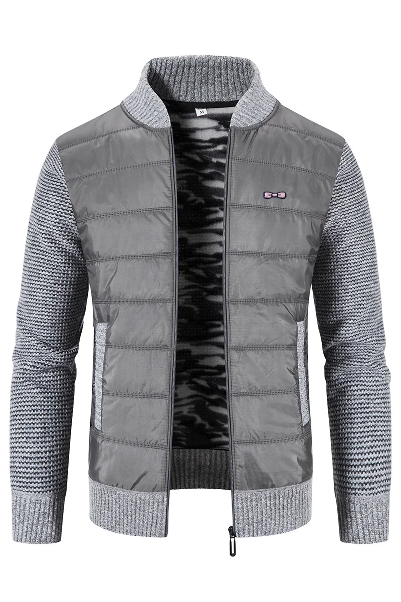 New Sweater Men Pulls Autumn Winter Male Sweater Jackets Casual Zipper Knitwear Plus Size M-3XL  Homme